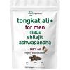 image:imageTongkat Ali for Men with Maca Shilajit amp Ashwagandha  240 Softgels with MCT Oil for Better Absorption  Max Strength Eurycoma Longifolia Extract Longjack  NonGMO Gluten Free