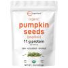 image:imageOrganic Pumpkin Seeds 4lbs  Raw Unsalted amp Shelled  Whole Pepitas  Pumpkin Seeds to Eat  Great for Baking Smoothies amp Salad Toppings  Natural Source of Essential Fatty Acids Protein amp Iron